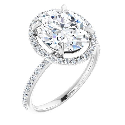 Halo-Style Engagement Ring