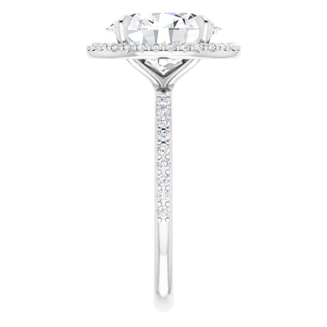 Halo-Style Engagement Ring