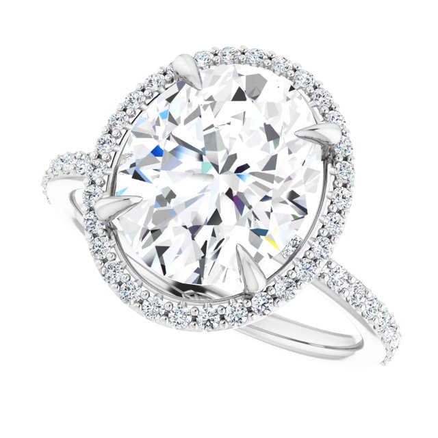 Halo-Style Engagement Ring