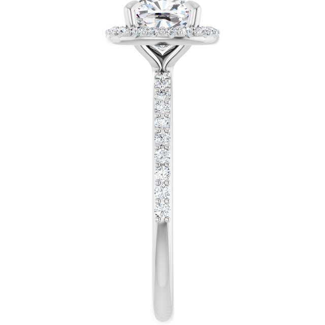Halo-Style Engagement Ring
