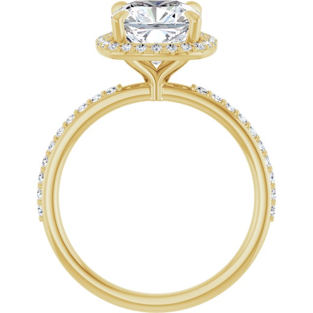 Halo-Style Engagement Ring