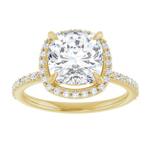 Halo-Style Engagement Ring