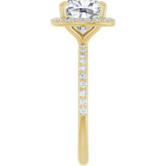Halo-Style Engagement Ring