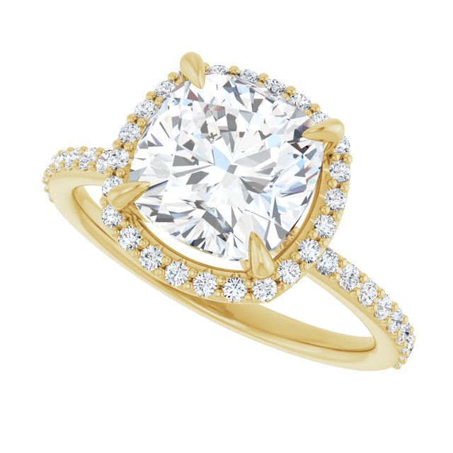 Halo-Style Engagement Ring