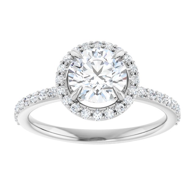 Halo-Style Engagement Ring