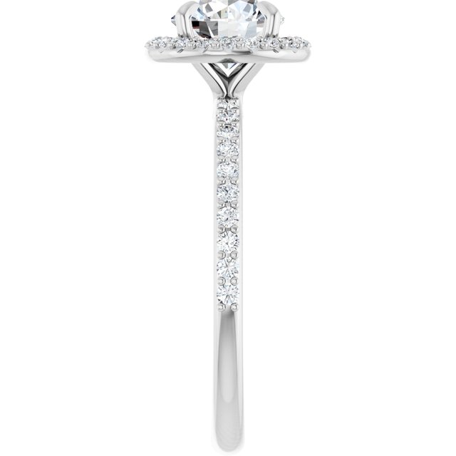 Halo-Style Engagement Ring