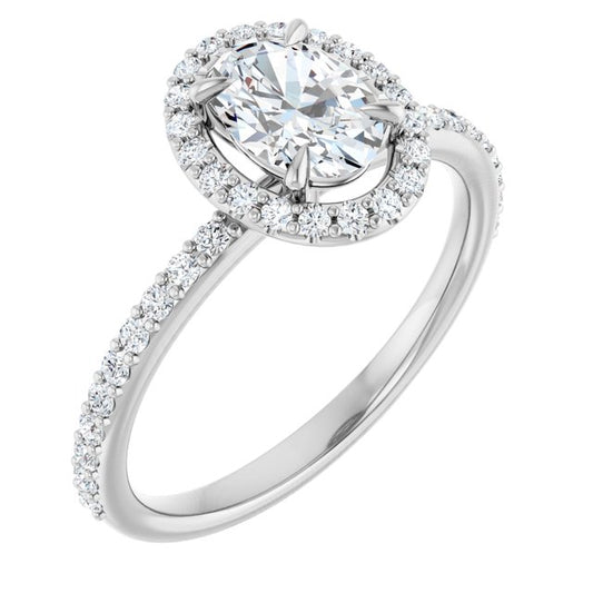 Halo-Style Engagement Ring