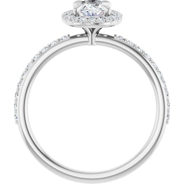 Halo-Style Engagement Ring