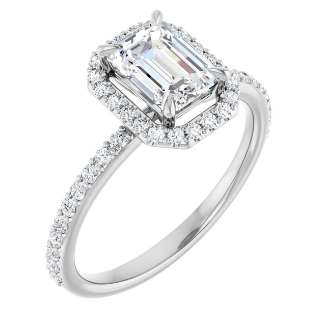 Halo-Style Engagement Ring