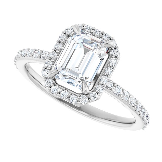Halo-Style Engagement Ring