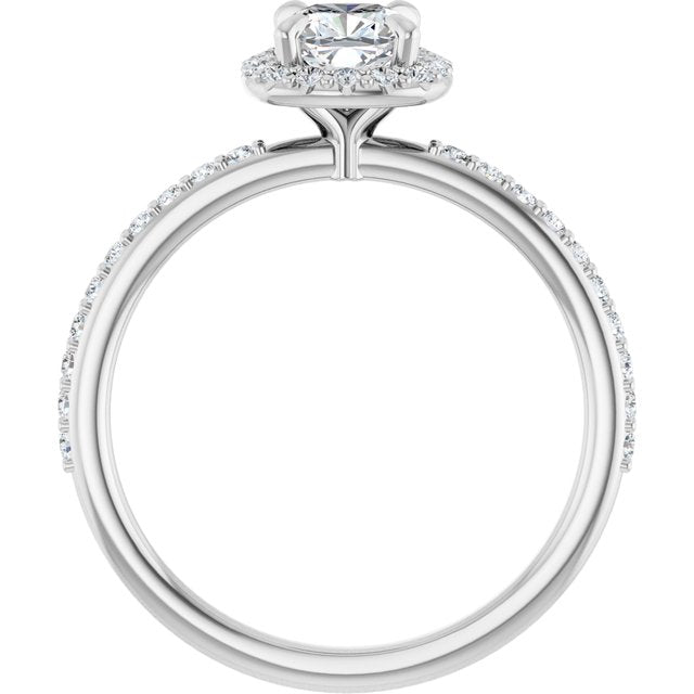 Halo-Style Engagement Ring