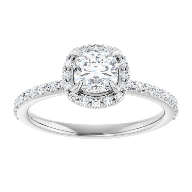 Halo-Style Engagement Ring