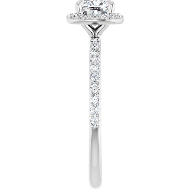 Halo-Style Engagement Ring