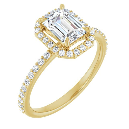 Halo-Style Engagement Ring