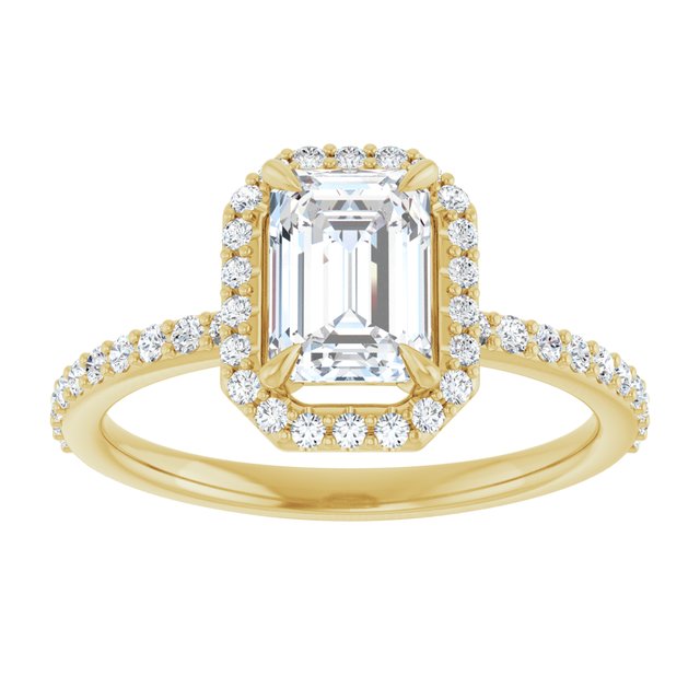 Halo-Style Engagement Ring