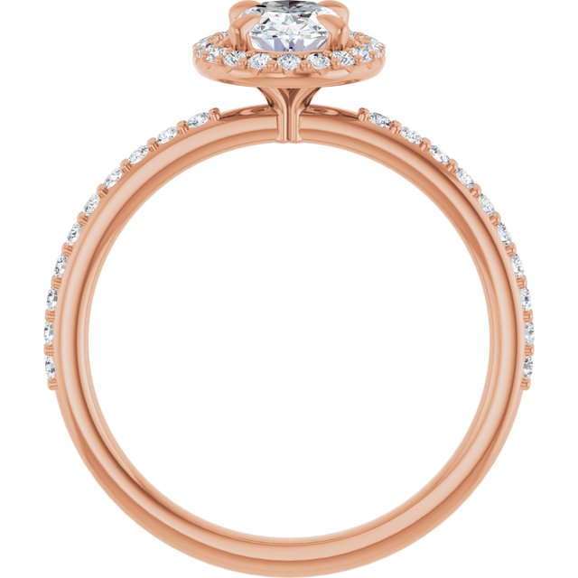 Halo-Style Engagement Ring