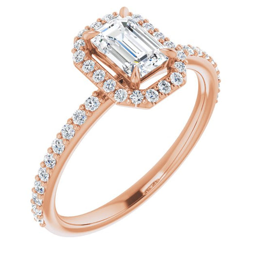 Halo-Style Engagement Ring