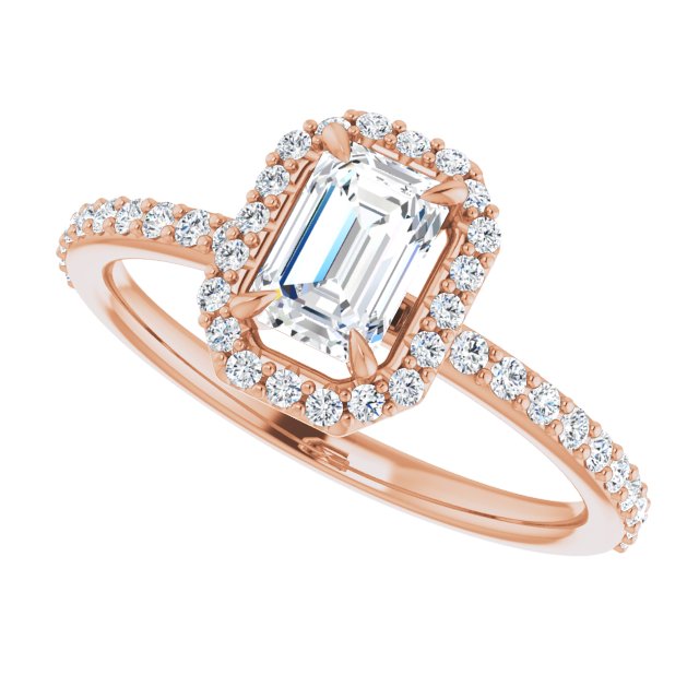Halo-Style Engagement Ring