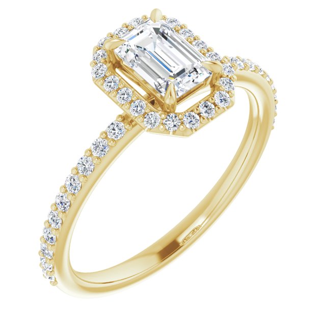 Halo-Style Engagement Ring
