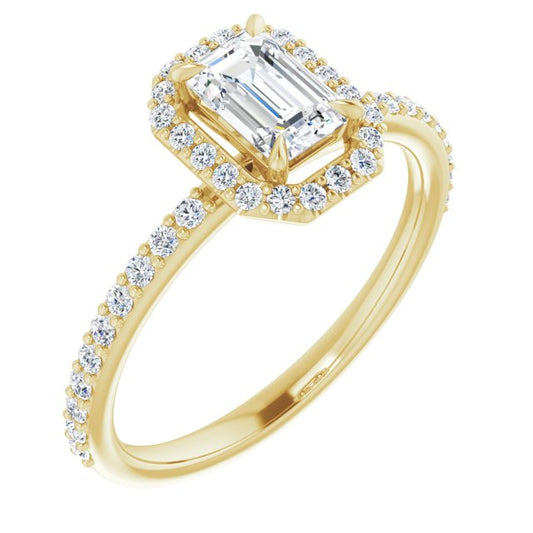Halo-Style Engagement Ring