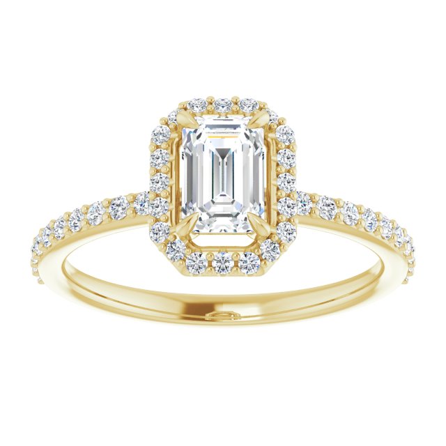Halo-Style Engagement Ring