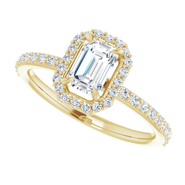 Halo-Style Engagement Ring