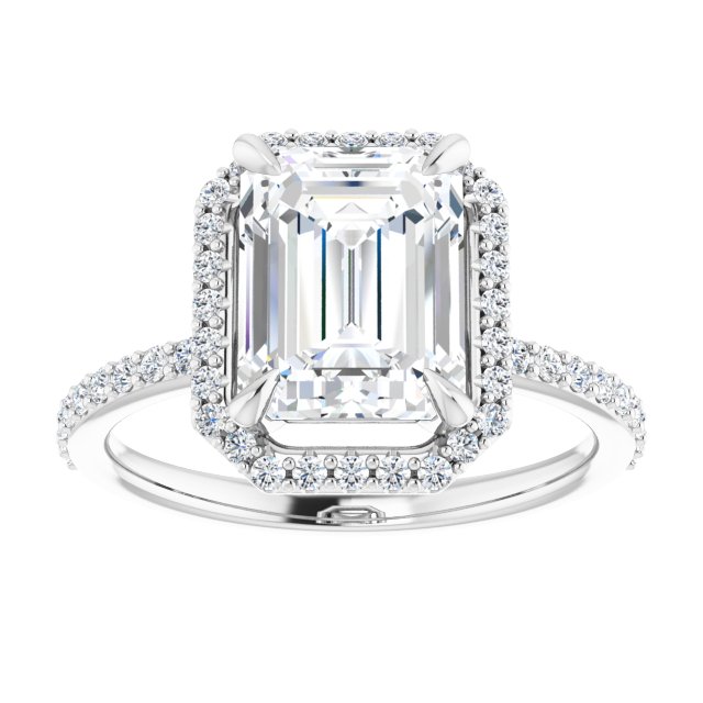 Halo-Style Engagement Ring