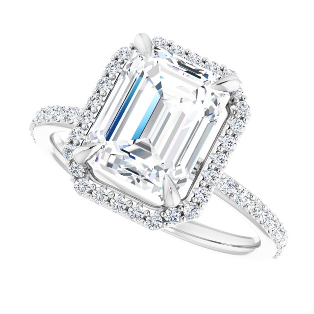 Halo-Style Engagement Ring