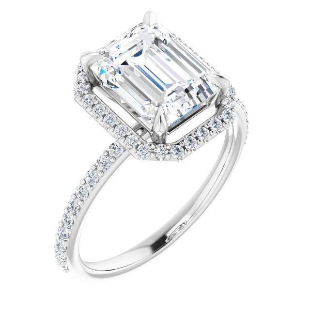 Halo-Style Engagement Ring