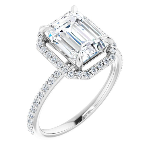Halo-Style Engagement Ring