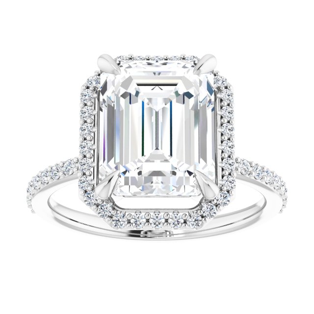 Halo-Style Engagement Ring