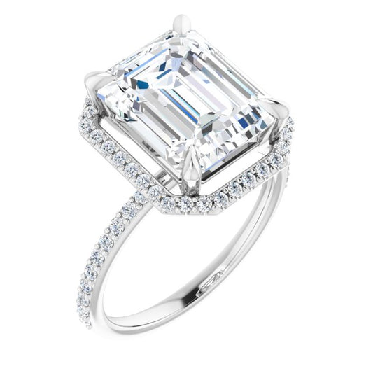 Halo-Style Engagement Ring