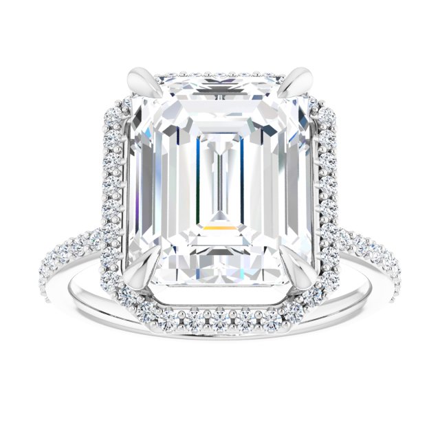 Halo-Style Engagement Ring
