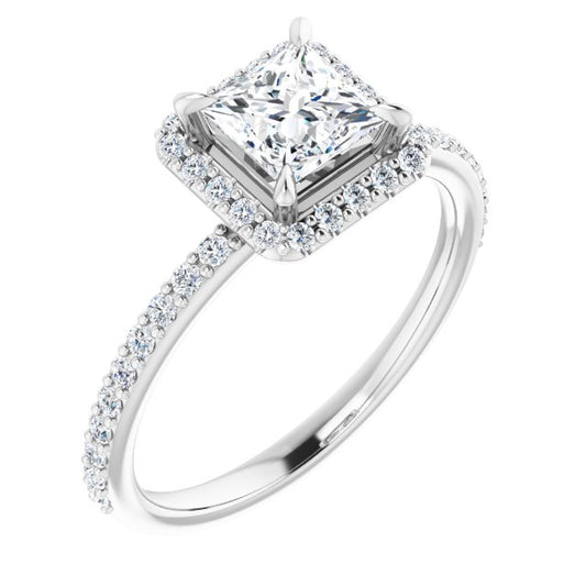 Halo-Style Engagement Ring