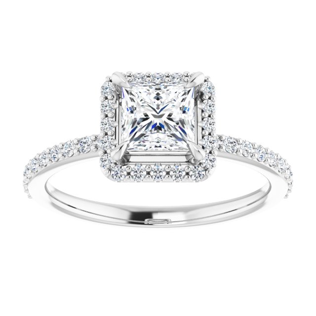 Halo-Style Engagement Ring