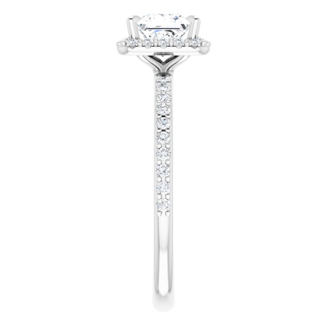Halo-Style Engagement Ring