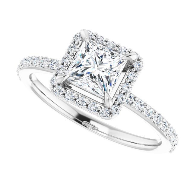 Halo-Style Engagement Ring