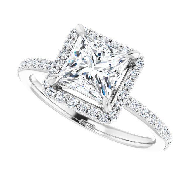 Halo-Style Engagement Ring