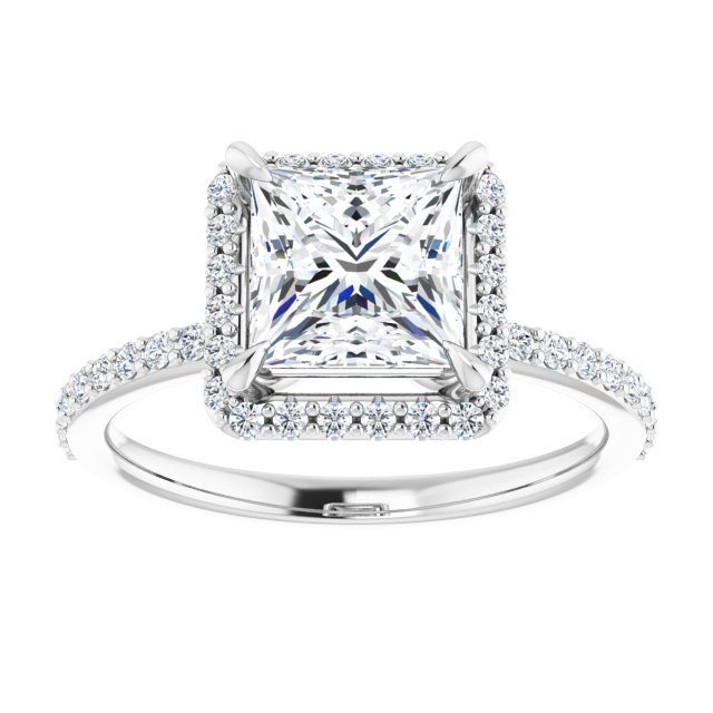 Halo-Style Engagement Ring