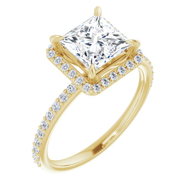 Halo-Style Engagement Ring