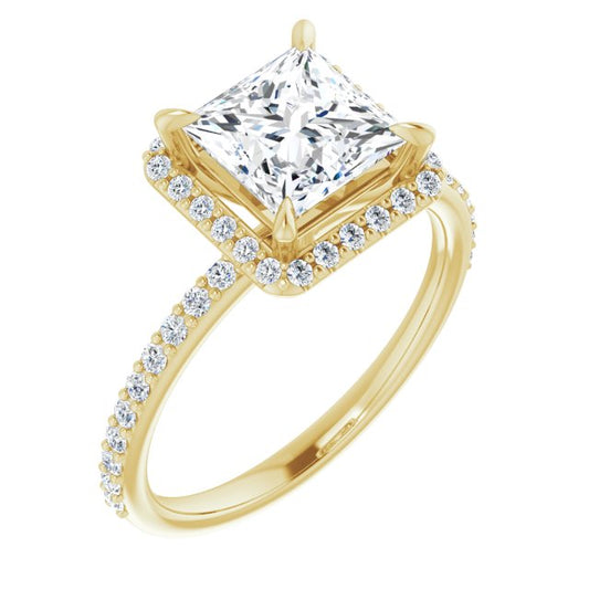 Halo-Style Engagement Ring