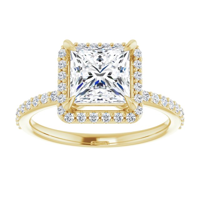 Halo-Style Engagement Ring