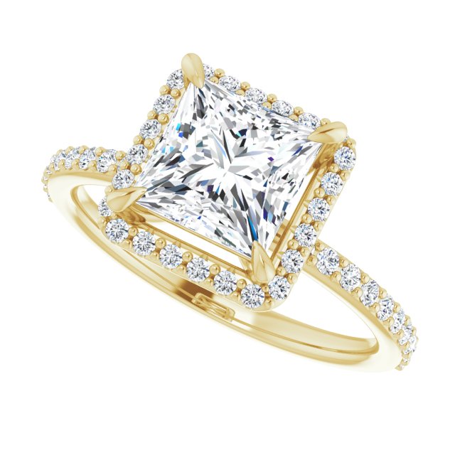 Halo-Style Engagement Ring