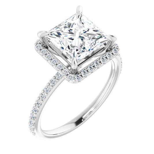 Halo-Style Engagement Ring