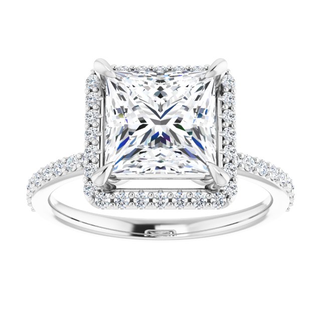 Halo-Style Engagement Ring