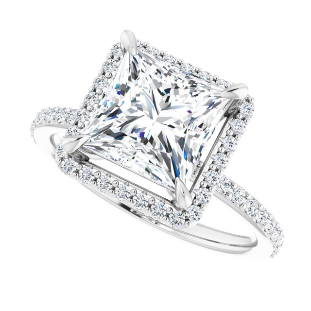 Halo-Style Engagement Ring