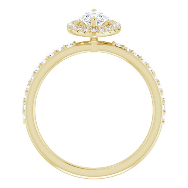 Halo-Style Engagement Ring