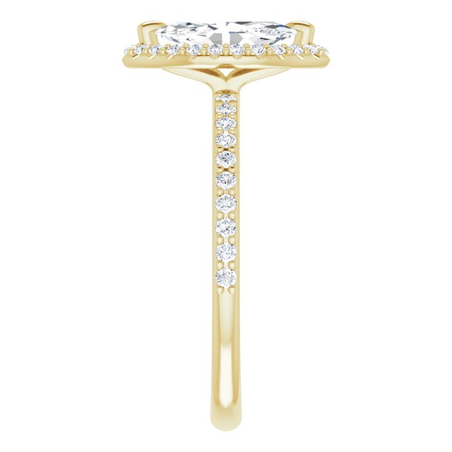 Halo-Style Engagement Ring