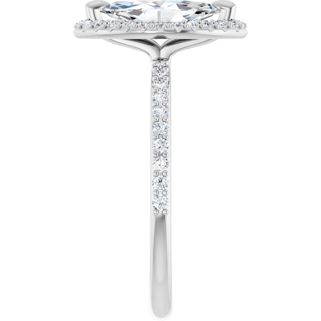 Halo-Style Engagement Ring