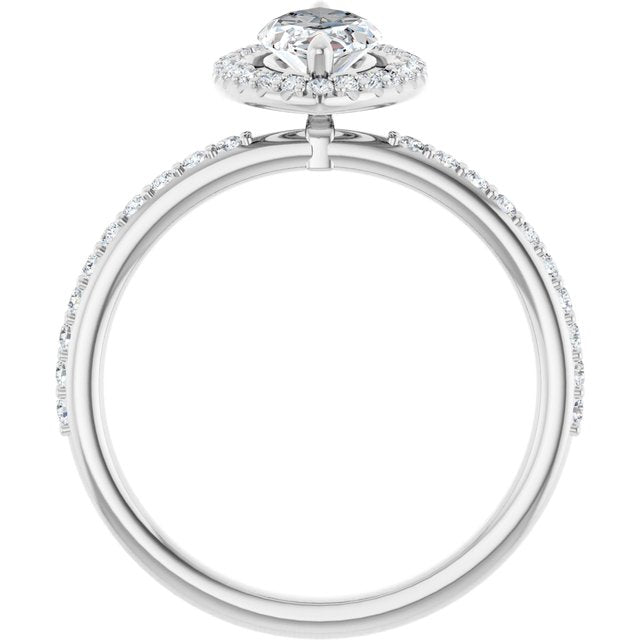 Halo-Style Engagement Ring